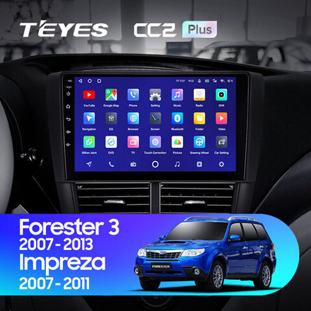 Teyes CC2 Plus 9" для Subaru Forester, Impreza 2007-2013