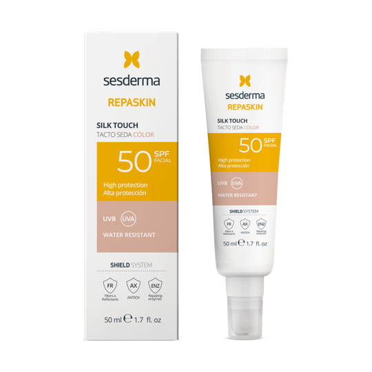 SESDERMA REPASKIN SILK TOUCH COLOUR Facial sunscreen SPF 50