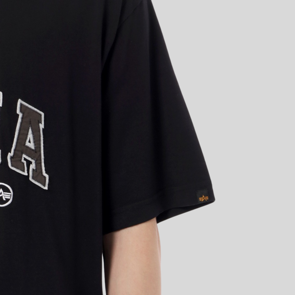 Футболка Alpha Industries UNFRM UNI Tee Black (Черный)