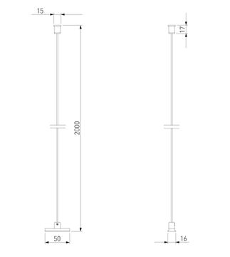 Набор для подвеса a072712 85226/00 никель Line Magnetic Elektrostandard