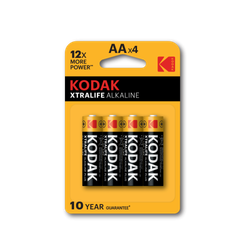 Батарейки Kodak LR6-4BL XTRALIFE Alkaline [KAA-4] | Батарейки Щелочные (Алкалиновые)