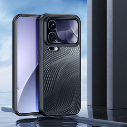 Чехол прозрачный с мягкими черными рамками для Xiaomi 17 Pro, Dux Ducis, серия Aimo Series Case