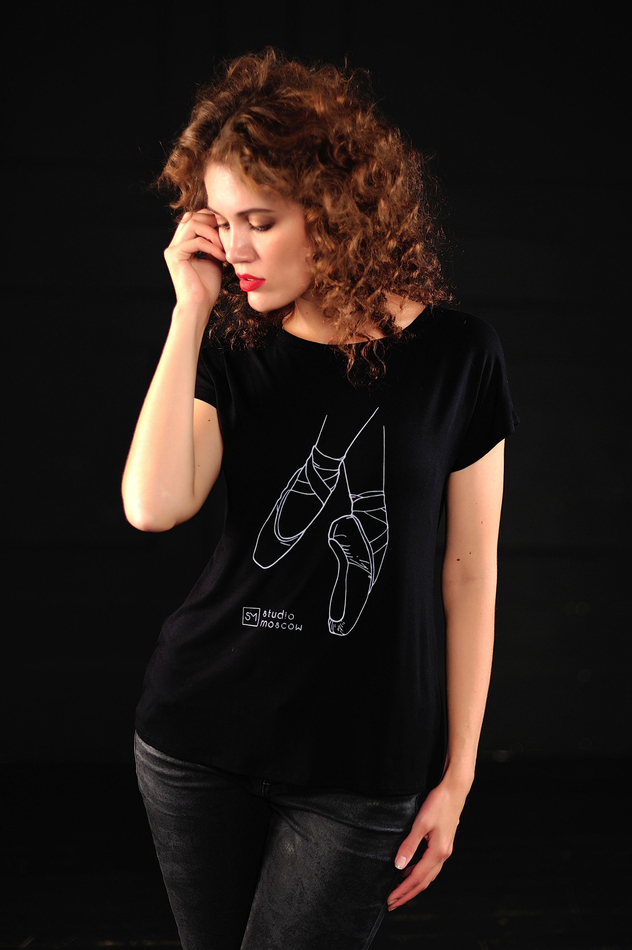 Топ для танцев Dance EveryWear чёрный, SM6001 037
