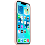 Силиконовый чехол с поддержкой MagSafe Apple Silicone Case для iPhone 13, Chalk Pink (Розовый мел)