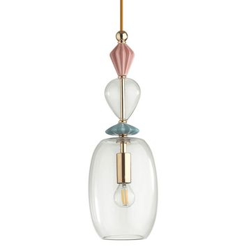 Design light Iris Glas hanging lamp candy