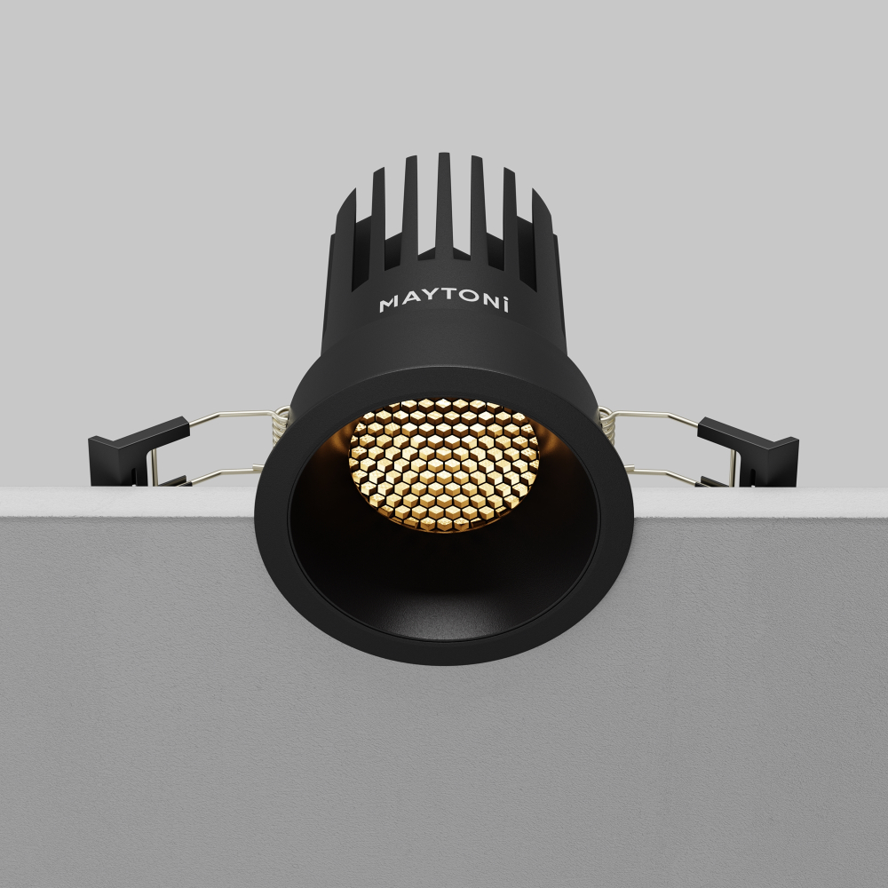 Встраиваемый светодиодный светильник Maytoni Dip DL117-15W-2.7K-B
