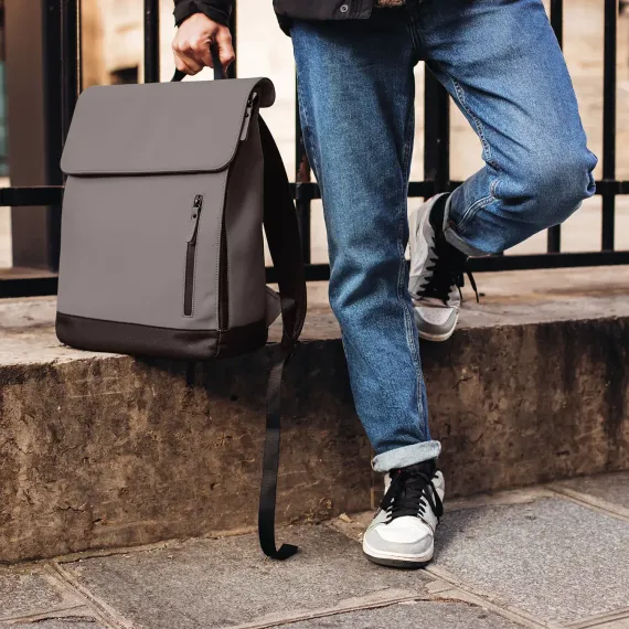Сумка для мамы Beaba Oslo Backpack Mineral Grey