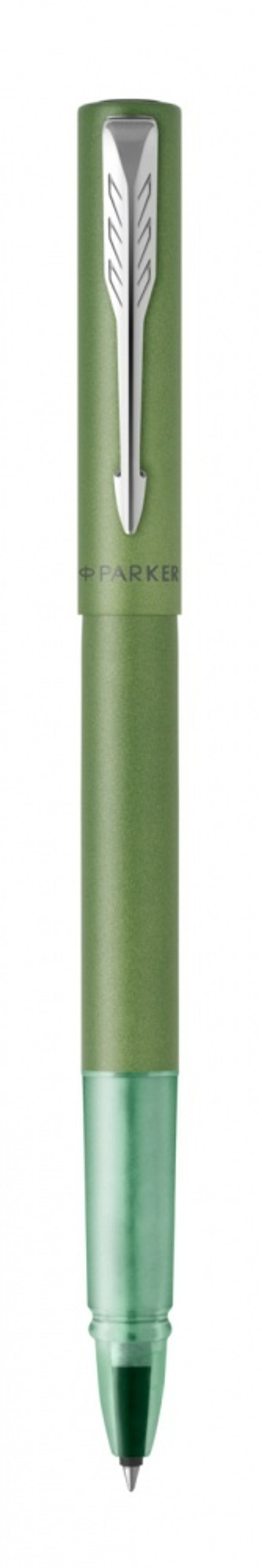 Ручка-роллер Parker Vector XL Green CT, цвет чернил black, стержень: F, в подарочной упаковке.