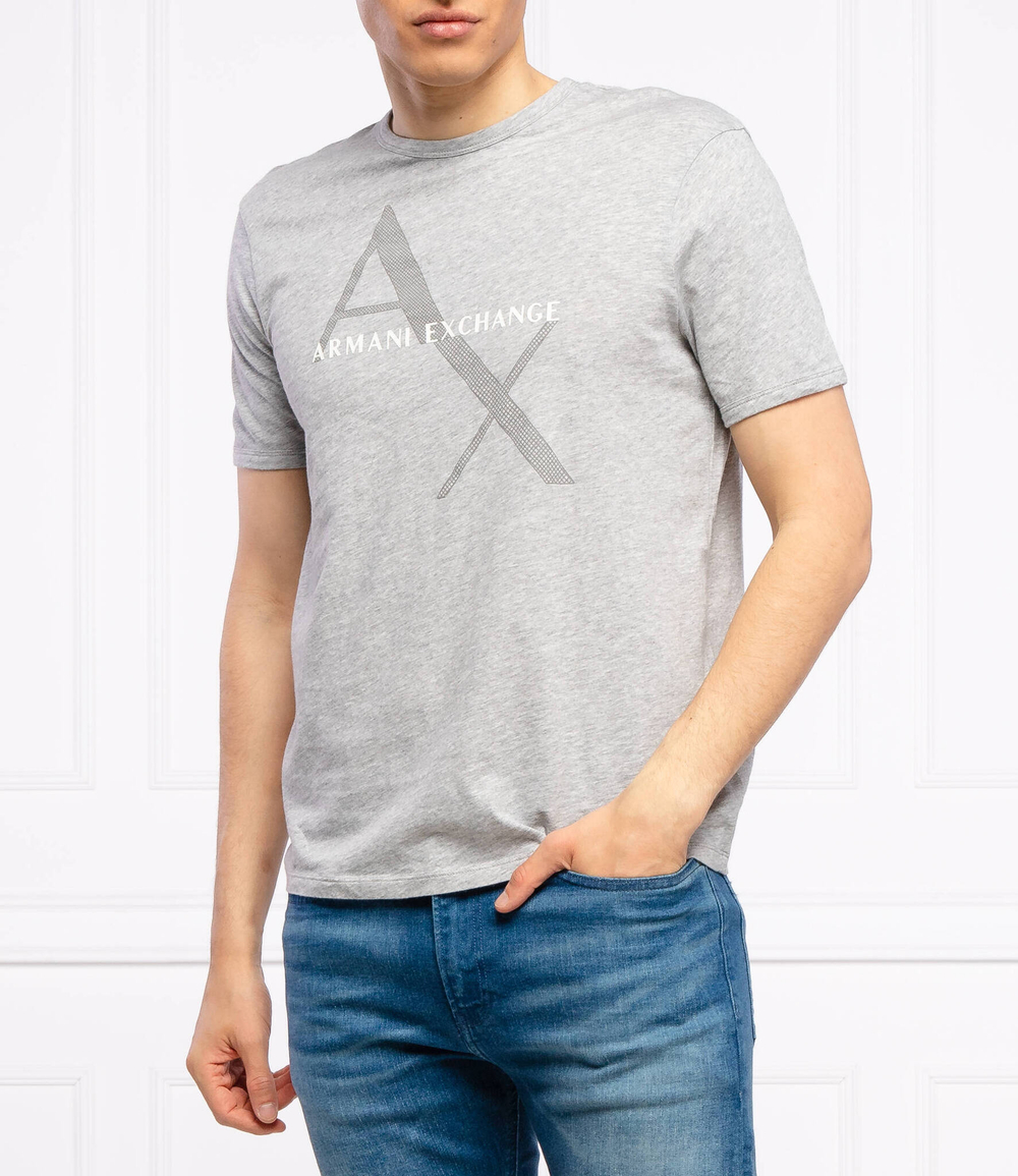 футболка Armani Exchange - пепельный(8NZT76 Z8H4Z)