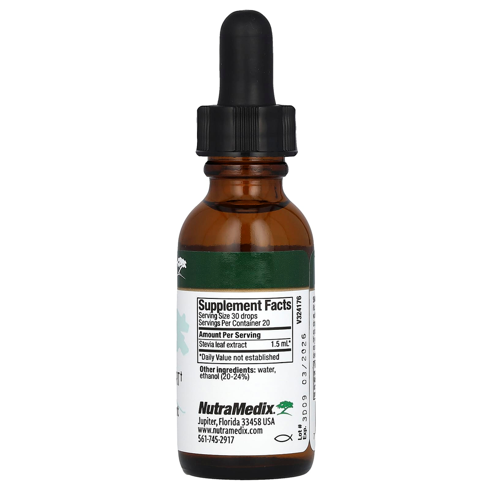 NutraMedix, стевия, поддержка микрофлоры, 30 мл (1 жидк. унция)