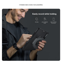 Чехол книжка с встроенной подставкой-магнитом от Nillkin для Apple iPad Pro 11 с 2024 года, серия CamShield Pad Case