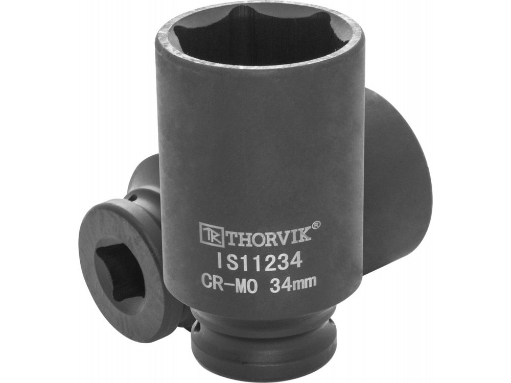 IS11234 Головка торцевая ударная глубокая 1/2"DR, 34 мм