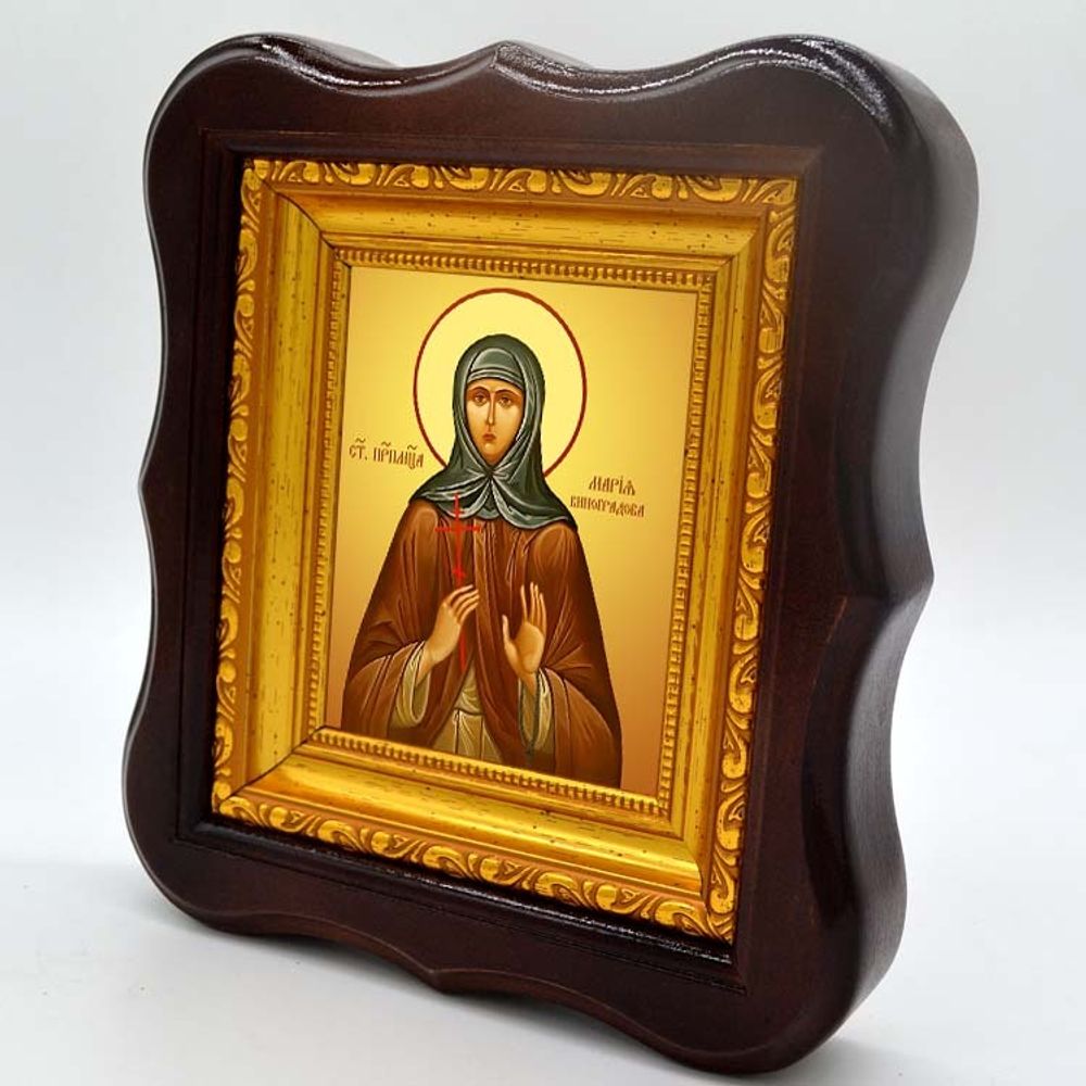 Мария Виноградова преподобномученица. Икона на холсте.