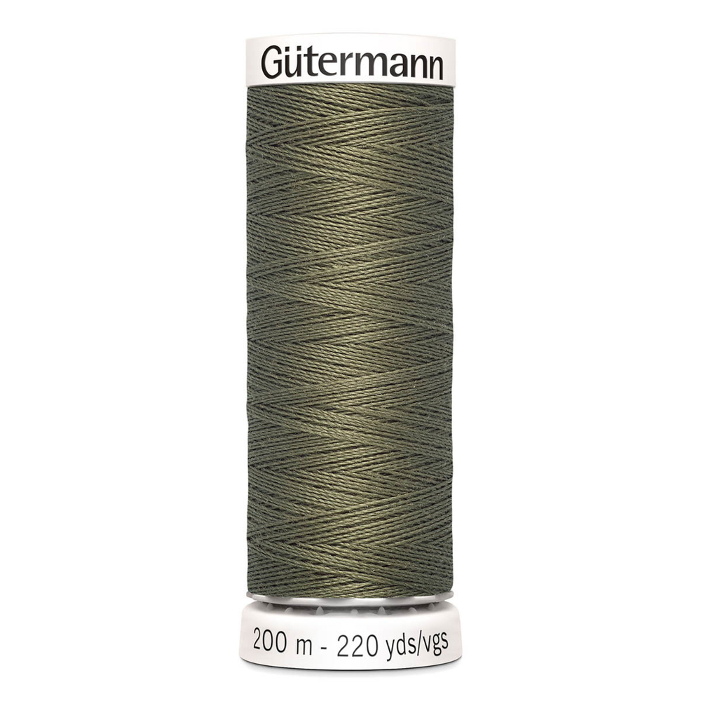 Нить Sew-All 200 м, Gutermann, 825 золотисто-оливковый