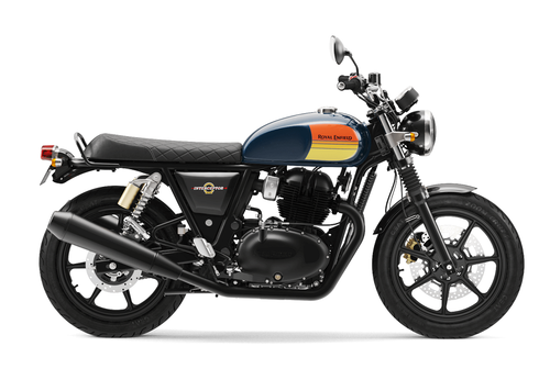 Royal Enfield Interceptor 650 Barcelona Blue (Black Alloy)