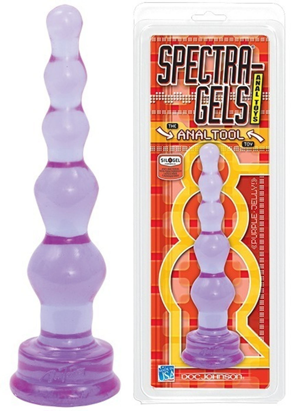 Фиолетовая анальная ёлочка SPECTRA GELS