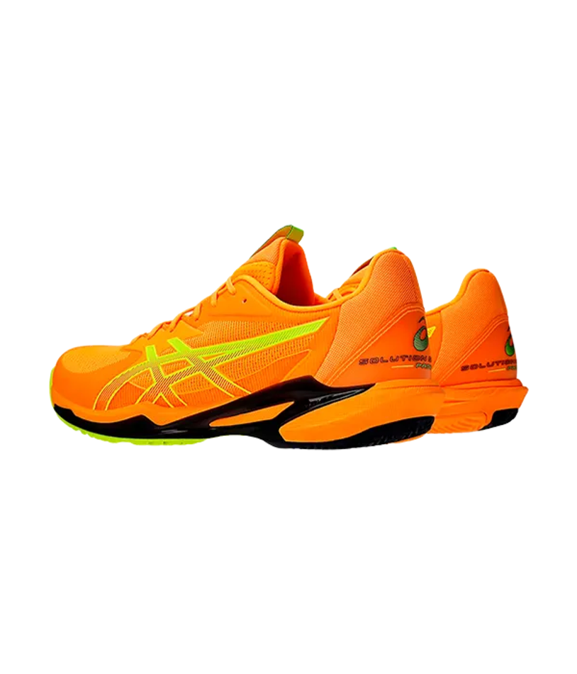 Asics Solution Speed FF 3 Padel Satadium оранжевые-безопасные желтые кроссовки