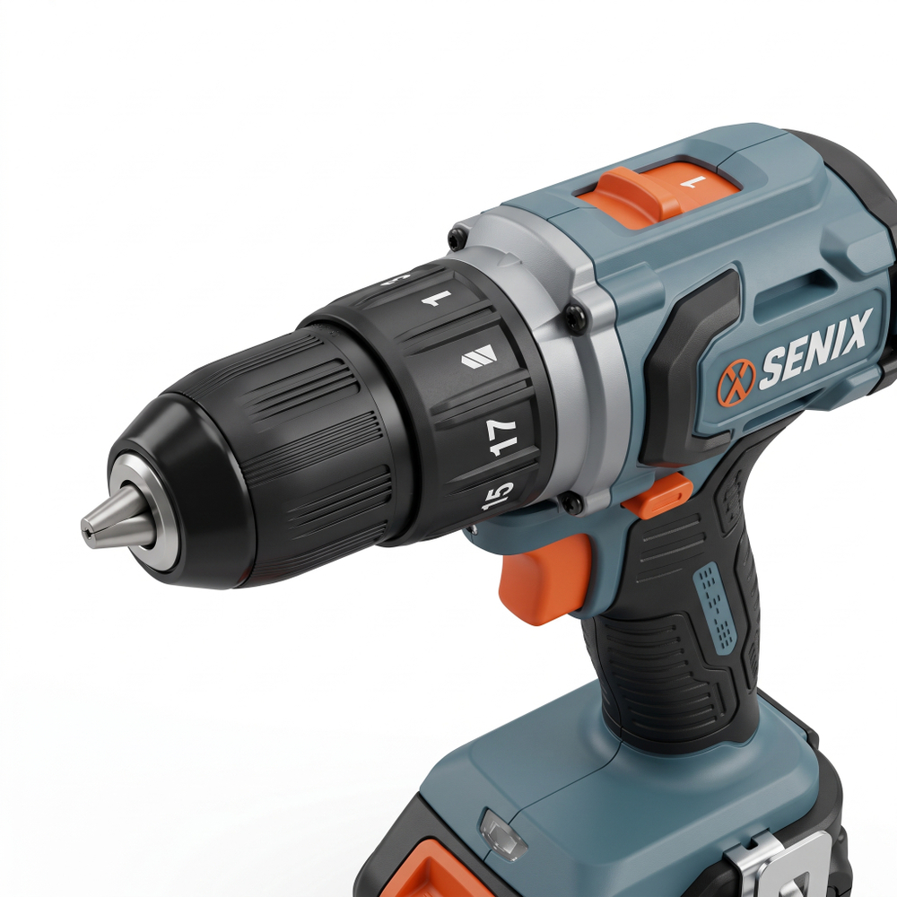 Дрель-шуруповерт аккумуляторная SENIX PDDX2-M2-EU
