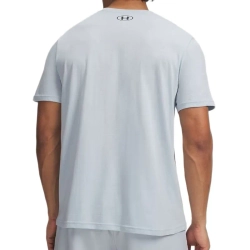 Теннисная футболка Under Armour Left Chest Logo Short Sleeve - blue fog/black