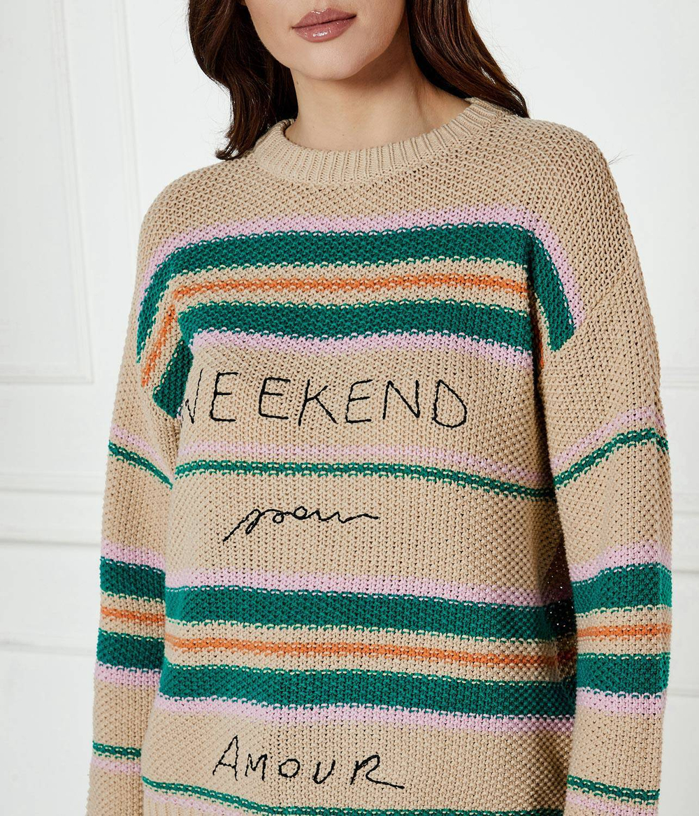 Свитер ANGUS Weekend MaxMara - бежевый(153612116)