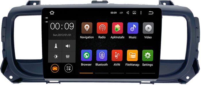 Магнитола для Peugeot Traveller/Expert, Citroen SpaceTourer/Jumpy, Opel Zafira Life/Vivaro - AIROC 2K RX-2907 Android 13, Быстрая, QLed+2K, CarPlay, SIM-слот