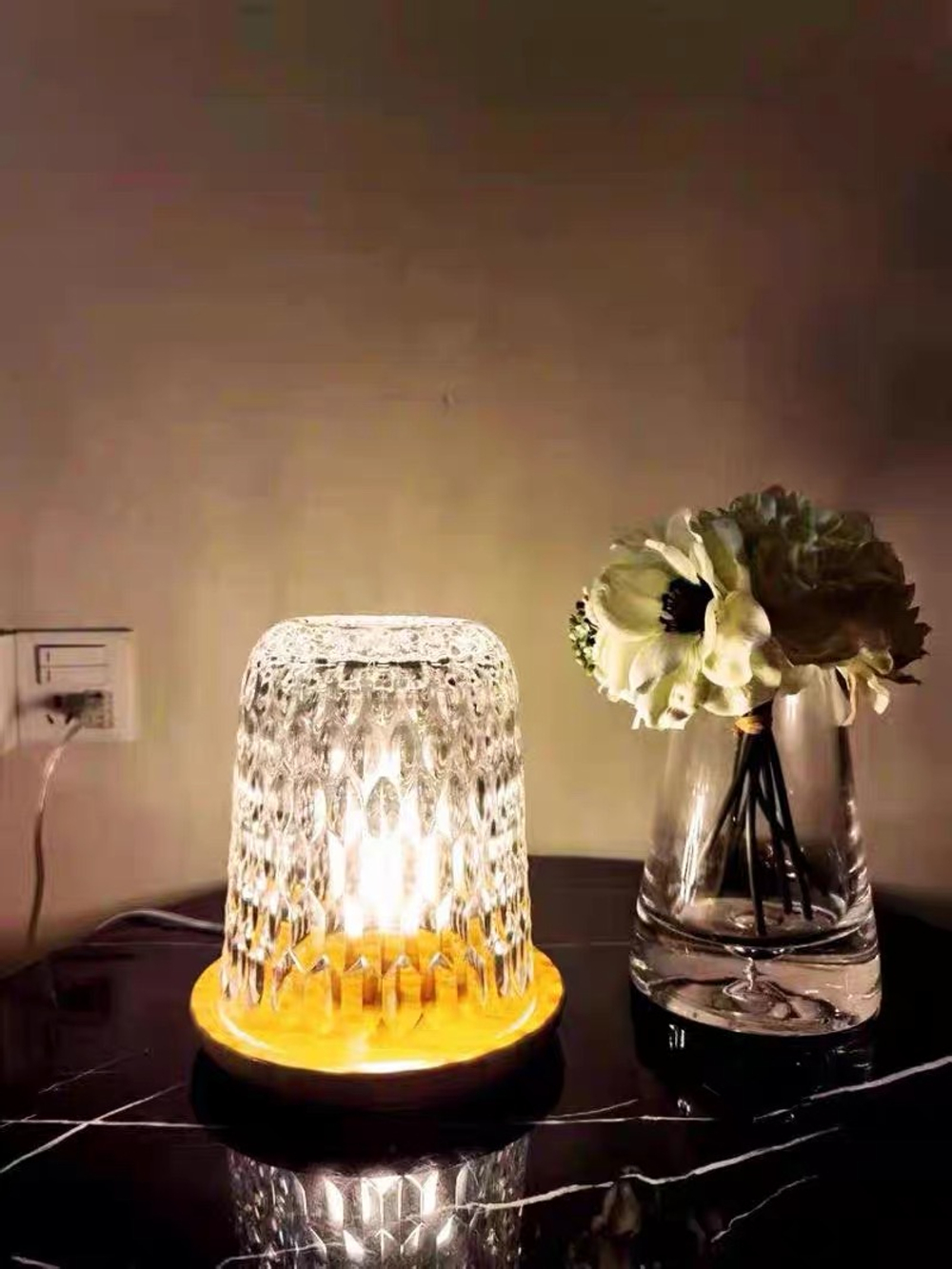 Table design lamp Folia Footed by Saint-Louis