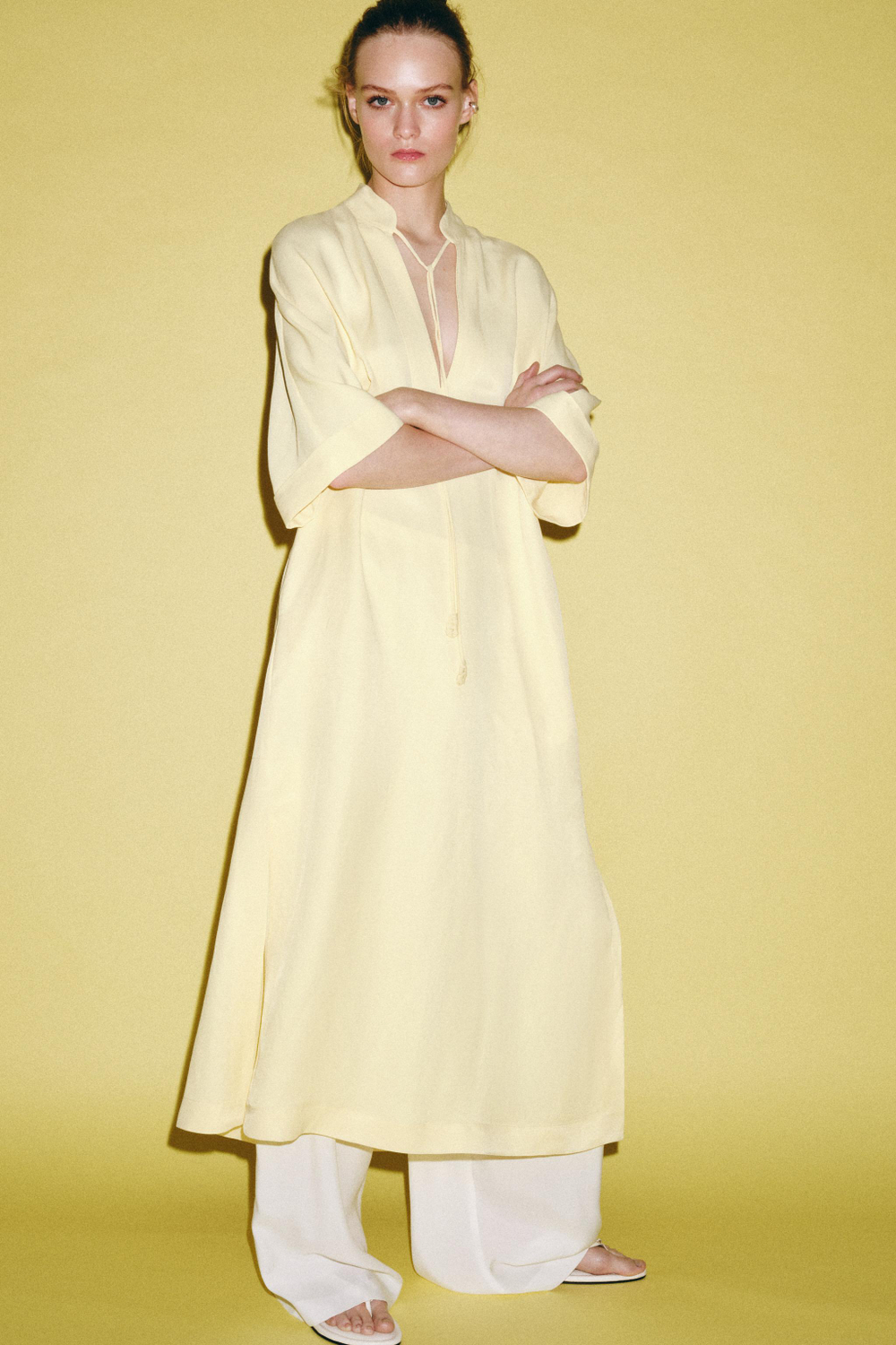ПЛАТЬЕ МИДИ — ZW COLLECTION — ZARA
