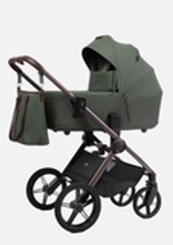 Peppy Коляска детская Monaco thermo 2 в 1 Green (зеленый), рама серо-коричневая