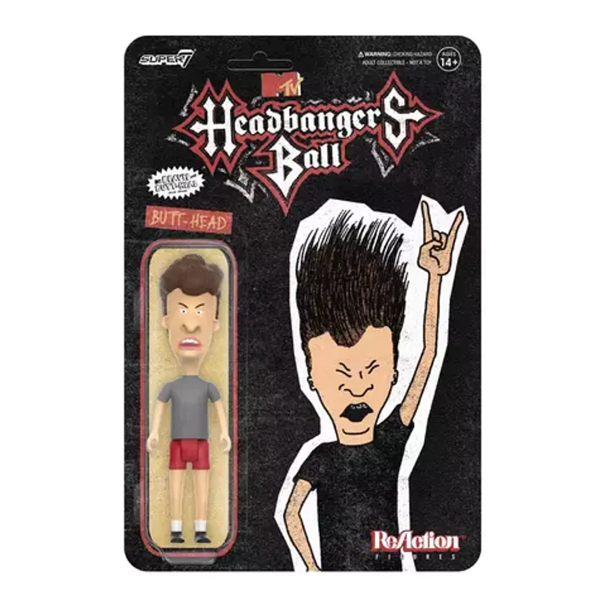 Фигурка Super7 Beavis and Butt-head: Headbanger's Ball Butt-Head