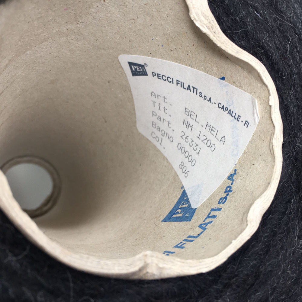 BELLONE MELANGE - Pecci Filati; 25% baby альпака, 45% меринос, 30% п/а; 120м/100гр; col. 806; S711 MP