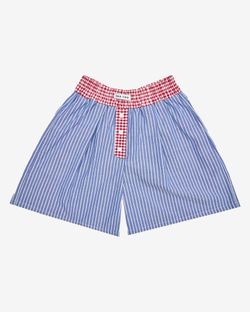 Шорты Boxer синие / красные