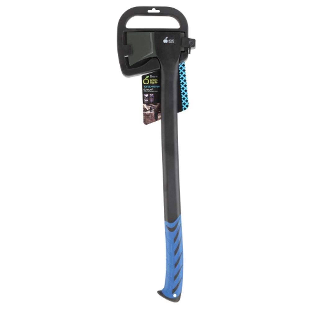 Топор GREEN APPLE GATK008-70 колун большой 70 см с пластиковым чехлом | GREEN APPLE