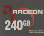 SSD AMD Radeon R3 240Гб, 2.5", SATA3, Retail, Чтение:520мб/с, Запись:450мб/с, радиатор (R3SL0240G2)