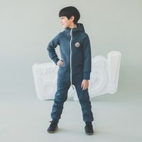 Комбинезон подростковый с капюшоном "Графит"