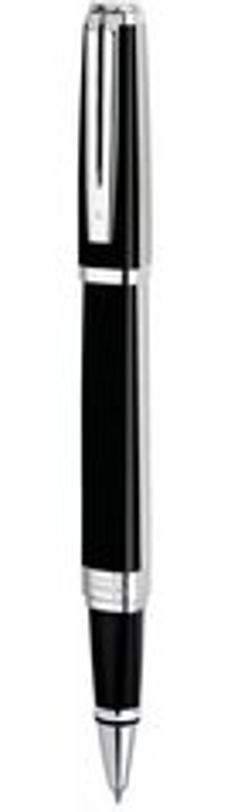 Ручка-Роллер Waterman Exception Night & Day Platinum ST, стержень: Fblk
