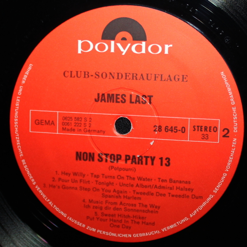 James Last / Non Stop Party 13 (LP)