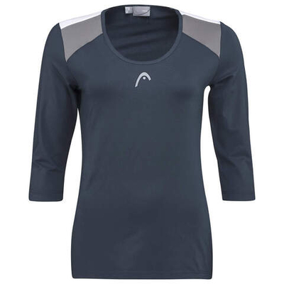 Женская теннисная футболка (dł. Рукава) Head Club 22 Tech 3/4 Shirt - navy