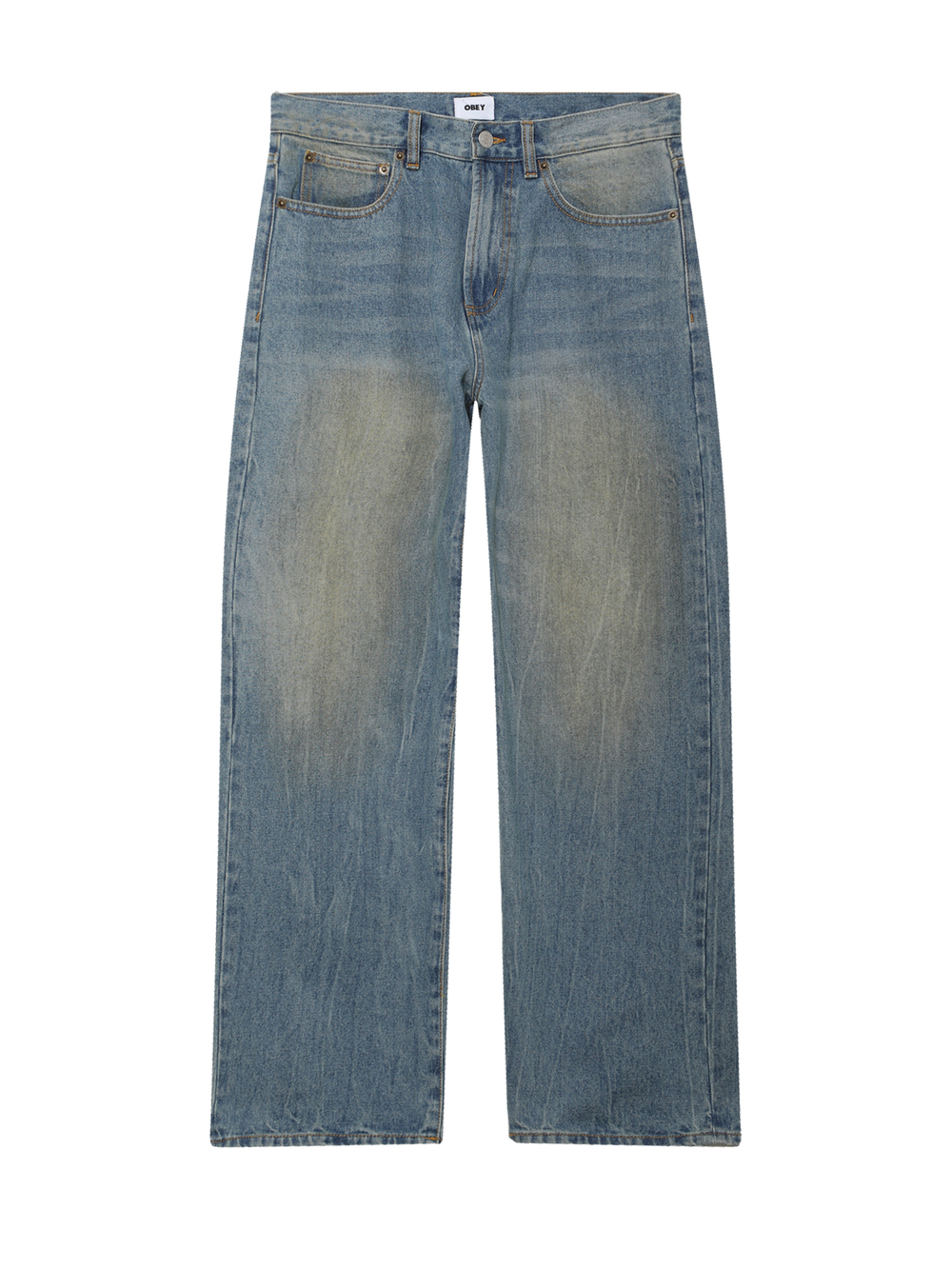 Джинсы (Relaxed Fit) Nelson Straight Leg Denim