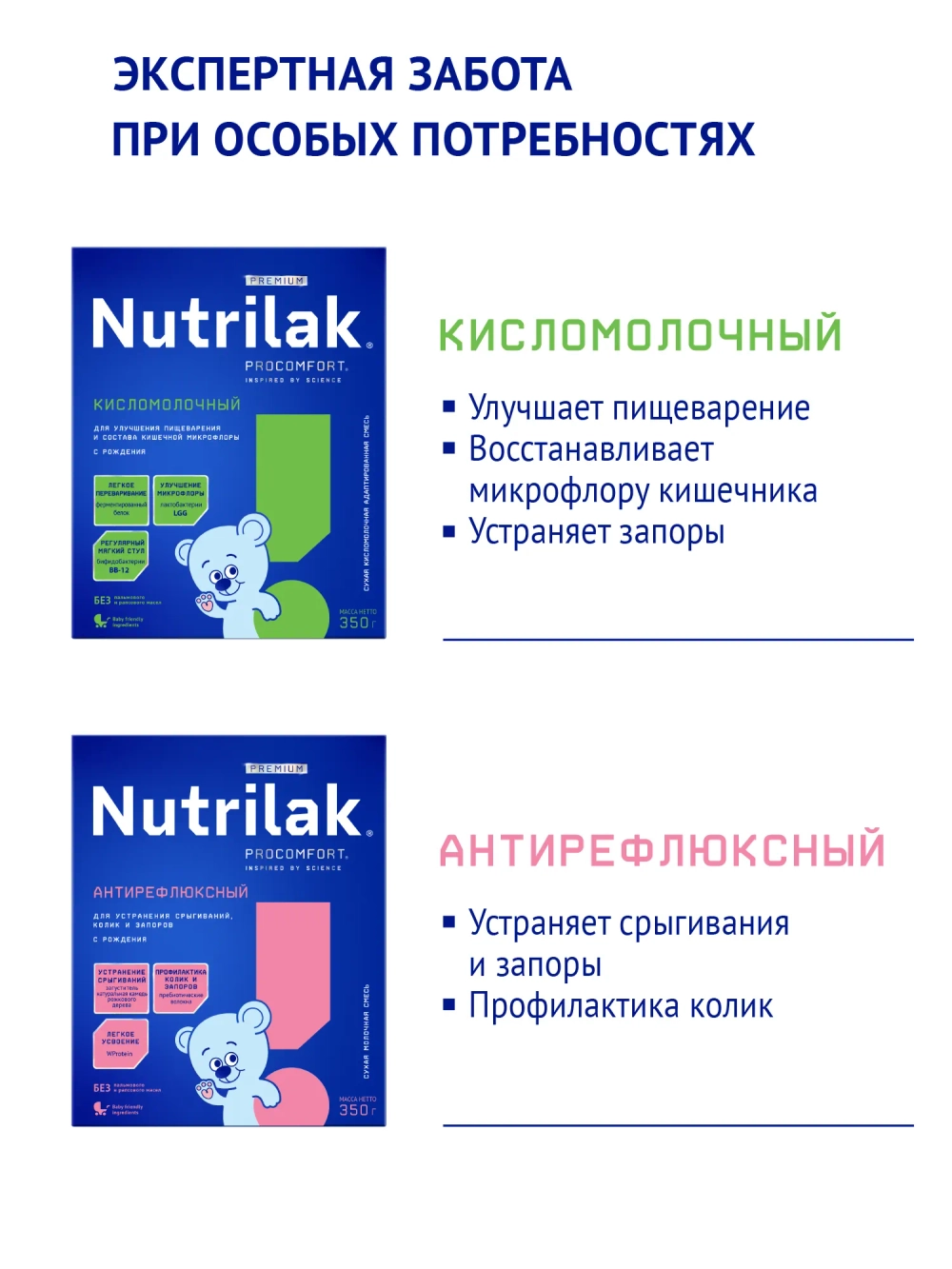 Смесь Nutrilak Premium Procomfort 200г с 0месяцев