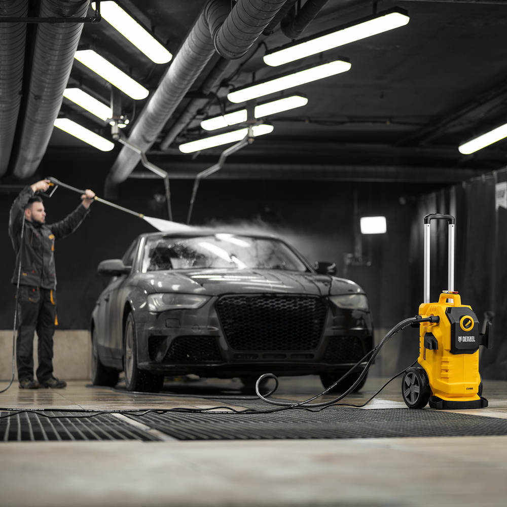 Моечная машина высокого давления K 70 Power, 2500 Вт, 180 бар, 600 л/ч, асинх. двиг.// Denzel