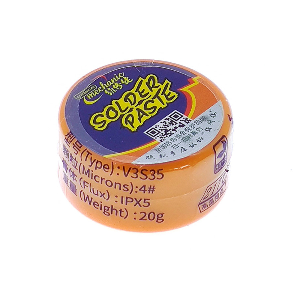 Паяльная паста MECHANIC XG30  (Sn63/Pb37) 20гр