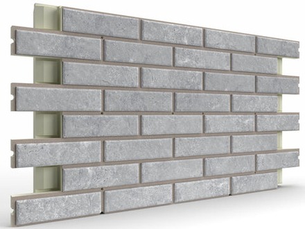 Термопанель ППУ Element Klinker Exclusive Cement Gray 102,8 x 61,6