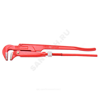 Ключ рычажный трубный сталь CrV L-тип L=420мм 1 1/2" VOLL 5.01150