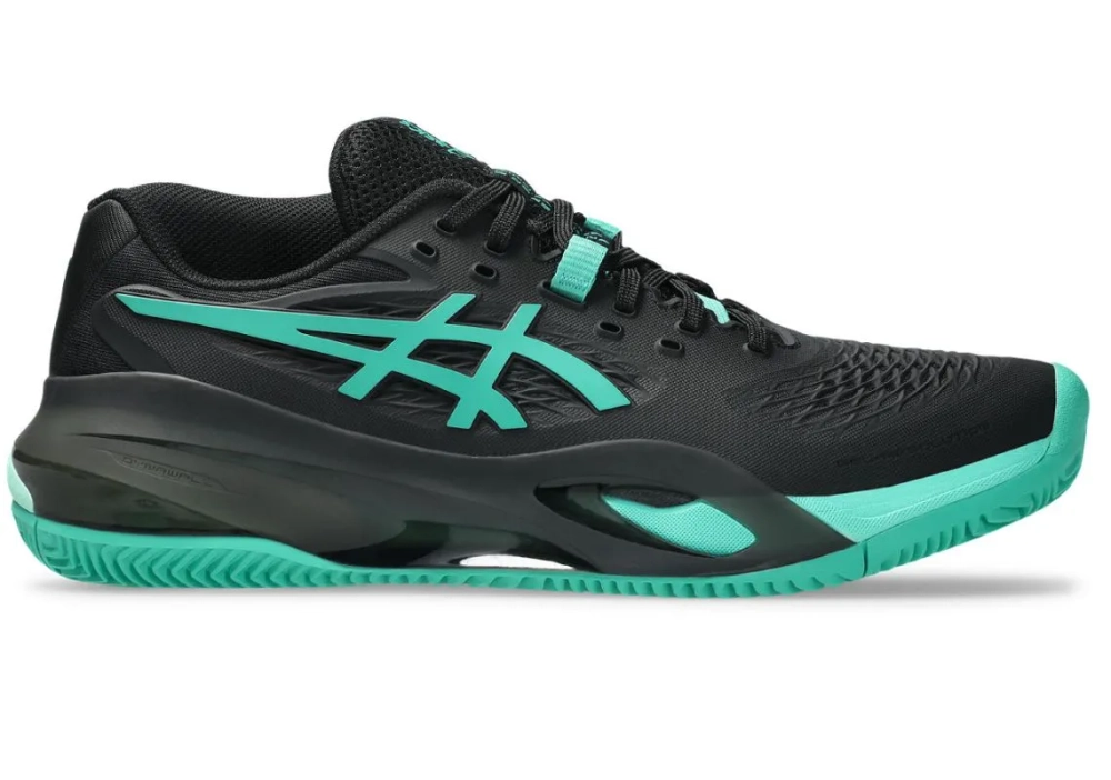 Теннисные кроссовки Asics Gel-Resolution X Clay - black/aurora green