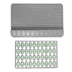 Коврик не скользящий для панели а/м 22*15 Grey KING 22*15 Grey