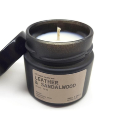 Свеча LEATHER & SANDALWOOD / Кожа сандал SMELL&SMILE