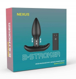 Черная анальная вибропробка Nexus B-Stroker - 13 см. (Цвет: черный)
