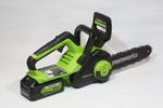 Аккумуляторная цепная пила Greenworks G24CS25K2, 2007707UA,24v, 25см, АКБ 2 А·ч и ЗУ
