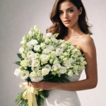 Букет "White eustoma"