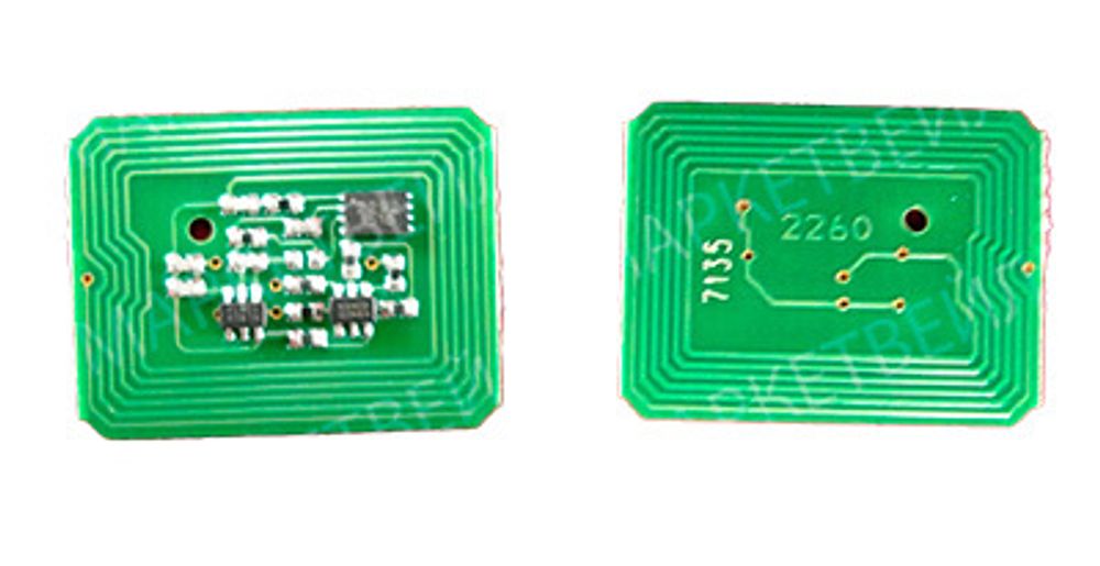 Чип ELP для картриджа OKI C9655 (43837135) Cyan, 22K